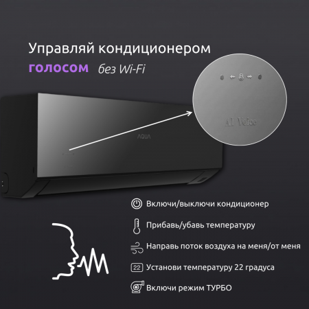 Кондиционер AQUA AQI-20PIRB1/R3/AQI-20PIR1/R3 Black (SAI inverter) купить в Самаре